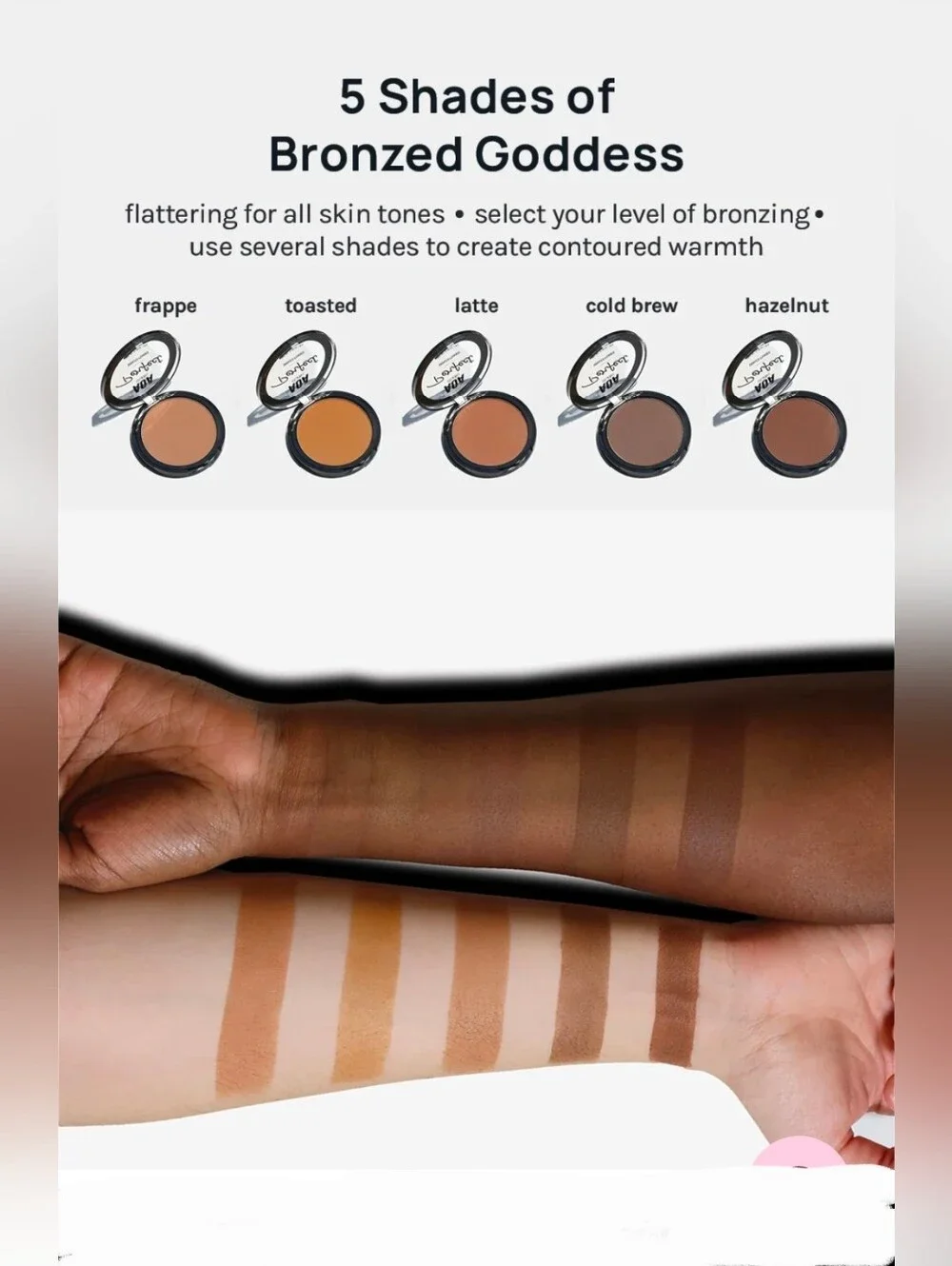 AOA Studio Perfect Bronzer Powder - Latte 0.28oz BNIB
